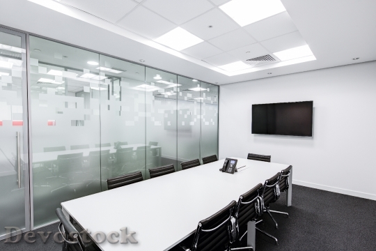 Devostock Black And White Desk Office 26089 4K