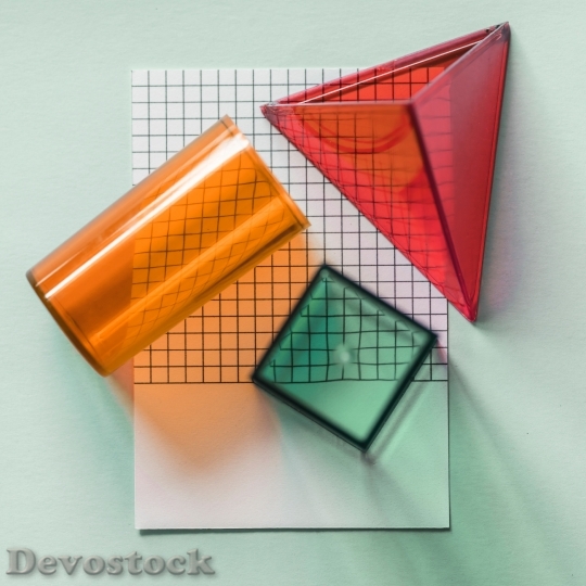 Devostock Red Art Mathematics 132387 4K