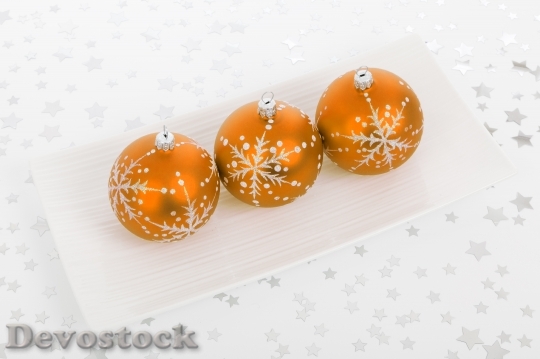 Devostock Ball Bauble Christmas Decoratin 12 4K