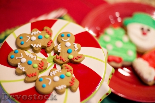 Devostock Christmas Cookies Gingerbread en 0 4K