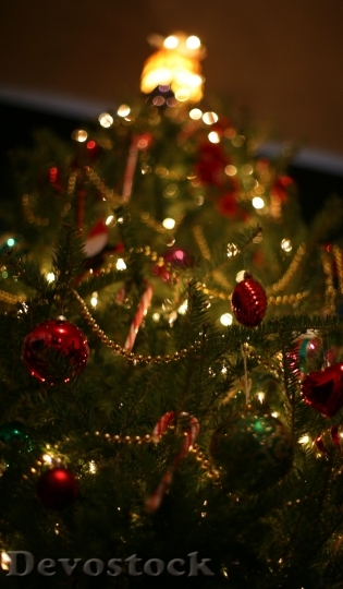 Devostock Christmas Tree Holiday Decoraton 1 4K