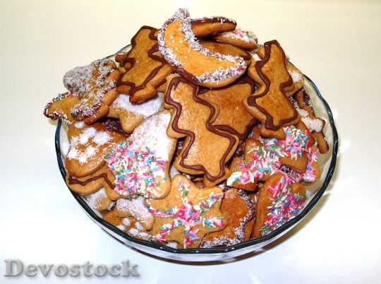 Devostock Gingerbread Cake Christmas Avent 4K