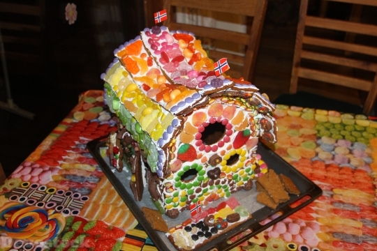 Devostock Gingerbread House Candy Deliious 4K
