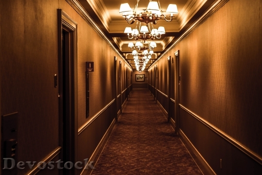 Devostock Lights Hotel Wall 73552 4K