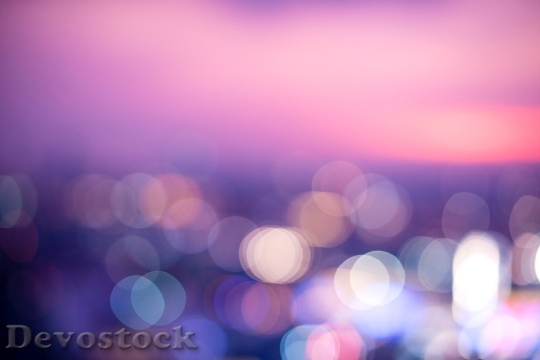 Devostock Lights Purple Blur 38967 4K