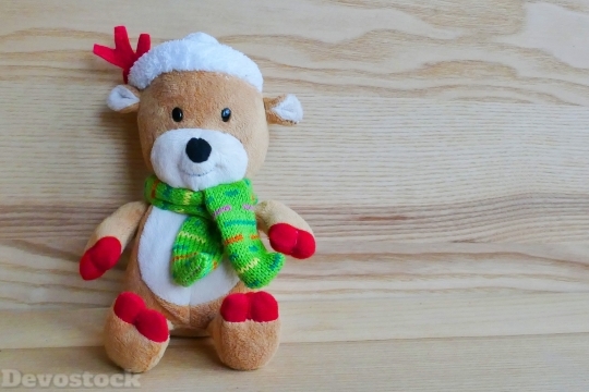 Devostock Reindeer Toy Stuffed Chritmas 4K