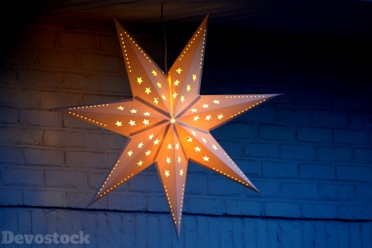 Devostock Star Decoration Light Chritmas 4K