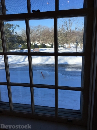 Devostock Window Snow Winter hode 4K