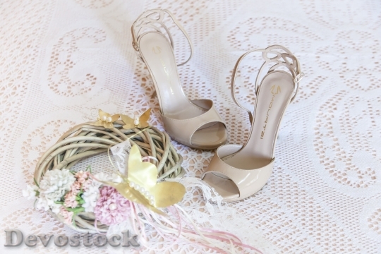 Devostock Woman Sandals Wedding Dresses Bride 15800 4K.jpeg