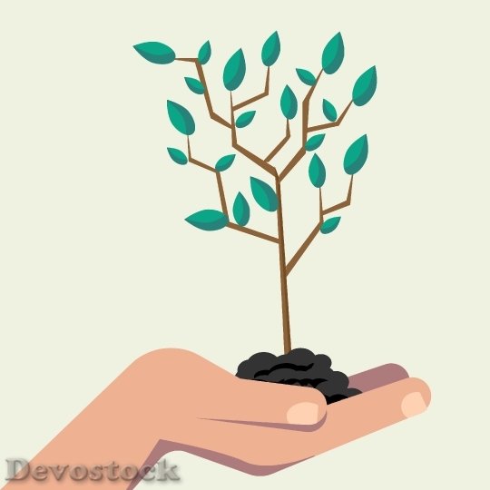 Devostock Hand Carrying Tree