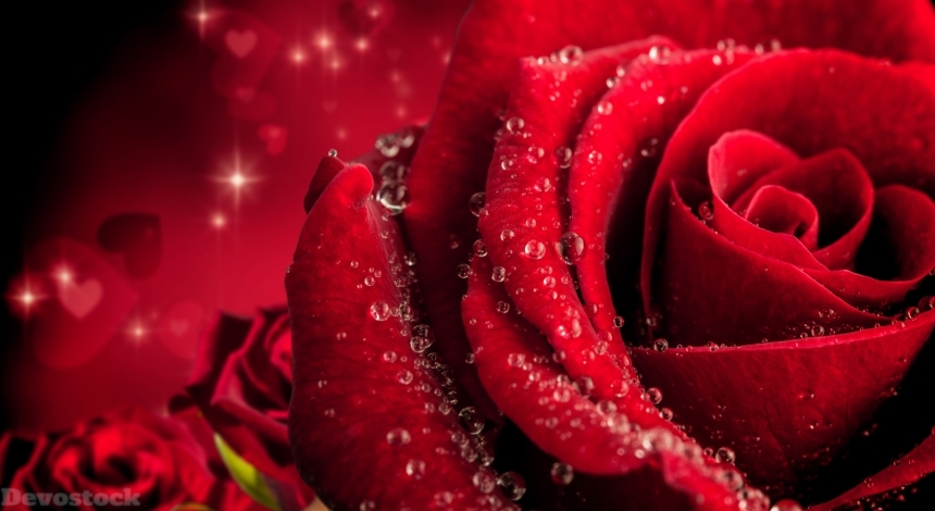 Devostock Composite image of rose