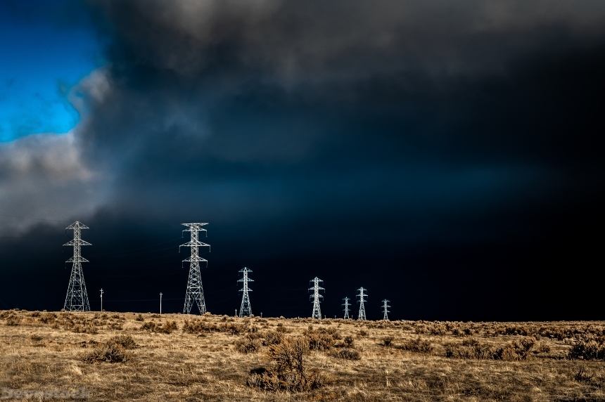 Devostock Cloudy Electrical Lines Electricity 1822996 4k