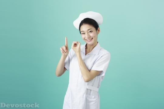 Devostock Girl Nurse Hands Expressions  Ten 4k