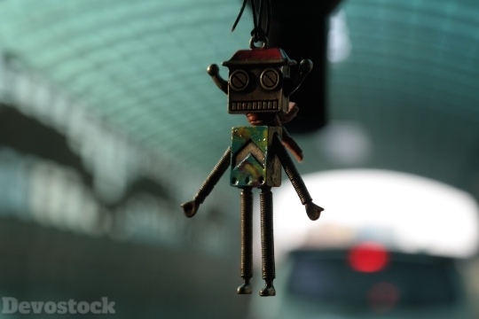 Devostock Robot Doll Android Cute 4K