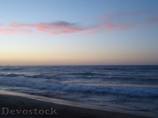 Devostock Beach Sunset Sundown Summer 0