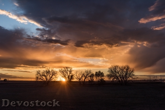 Devostock Colorado Sunset Twilight Dusk