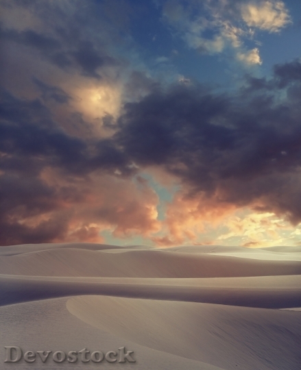 Devostock Desert Landscape Sky Sand 0