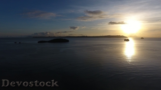 Devostock Sea Sunrise Sunset Water