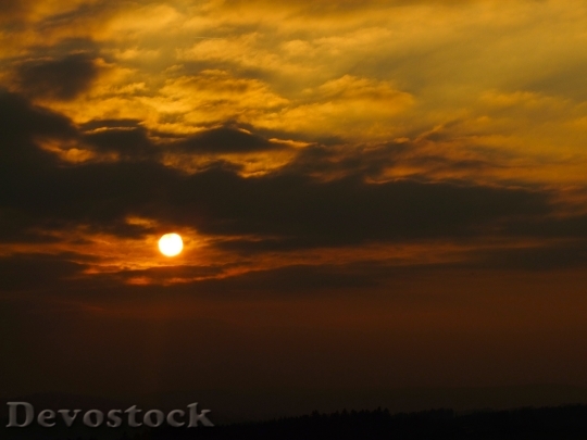 Devostock Sun West Sunset Orange