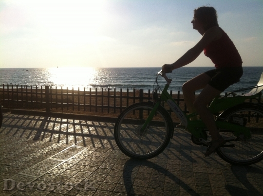 Devostock Sunset Bike Sky Biking