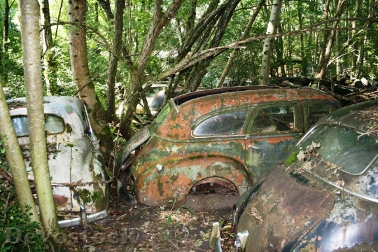 Devostock Autos Old Rust Environmental