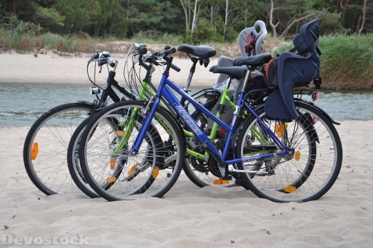 Devostock Beach Bicycles Active Family