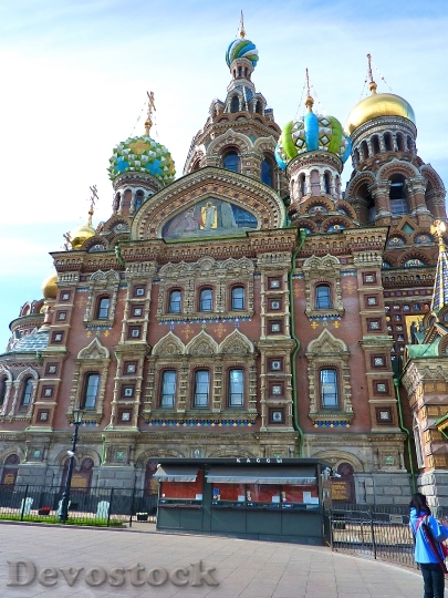 Devostock Church Russian St Petersburg