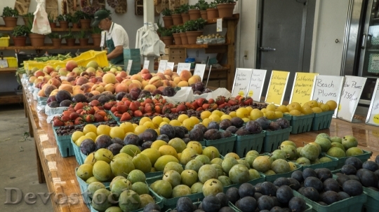 Devostock Farmers Market Fruit Vegetable 0