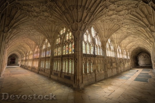 Devostock Gloucester Cathedral Cloisters