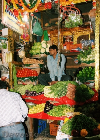 Devostock India Work Poverty Fruits