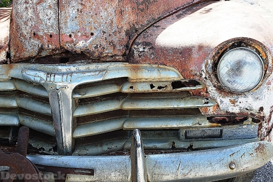 Devostock Oldtimer Car Wreck Vintage