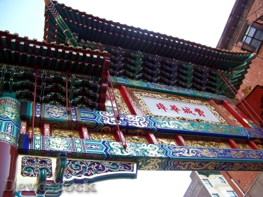 Devostock Philadelphia Chinatown Gate Culture