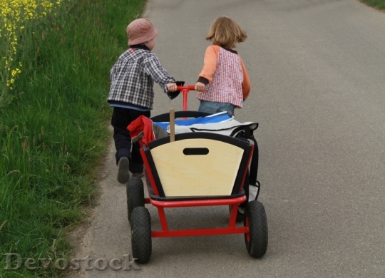 Devostock Stroller Children Walk Dare