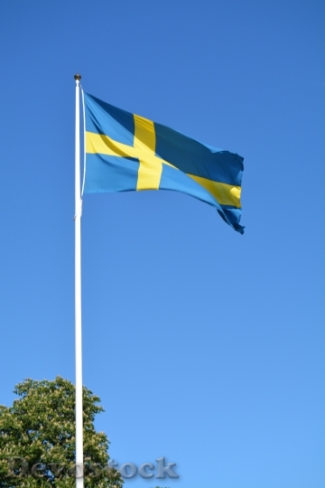 Devostock Sweden Flag Swedish Scandinavia