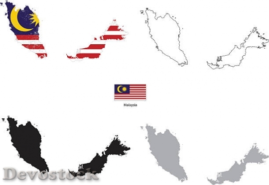 Devostock malaysia-country-black-silhouette-and-with-flag-on$1