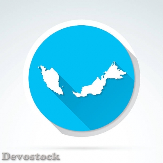 Devostock malaysia-map-icon-flat-design-long-shadow-vector-i$1