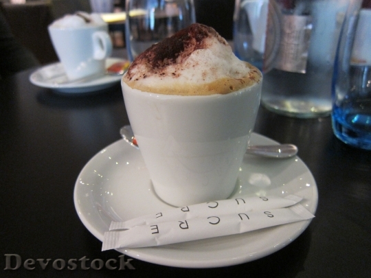 Devostock Coffee Cappuccino Cup Saucer