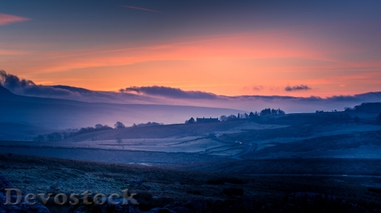 Devostock Cold Dawn Landscape 4572