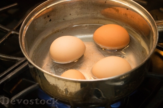 Devostock Eggs Boiled Eggs Breakfast