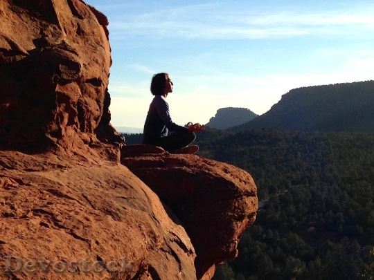Devostock Peaceful Yoga Meditation Lifestyle