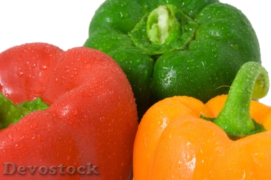 Devostock Pepper Food Vegetable Peppers