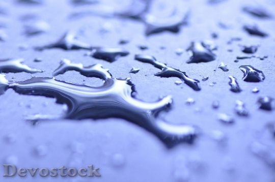 Devostock Water Liquid Drops Rain