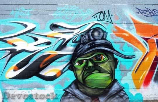 Devostock Art Street Graffiti 102234 4K