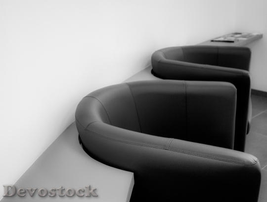 Devostock Black And White Waiting Room Design 27144 4K