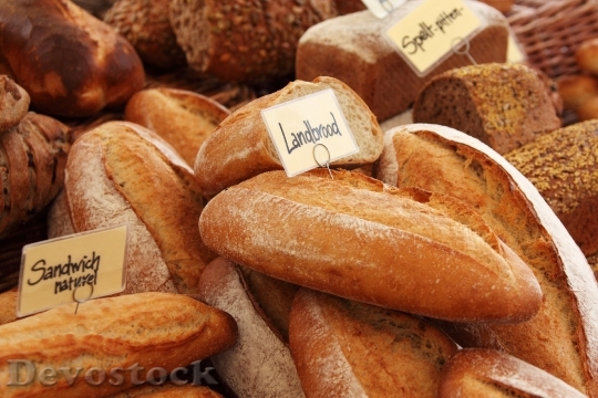 Devostock Bread Food Brown 4264 4K