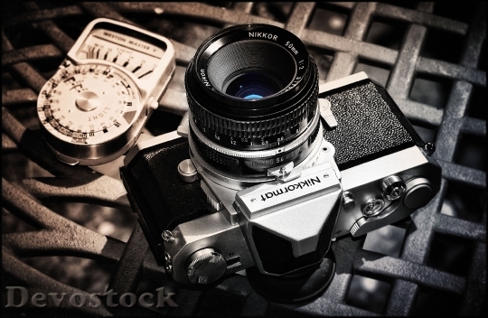 Devostock Camera Vintage Technology 55340 4K