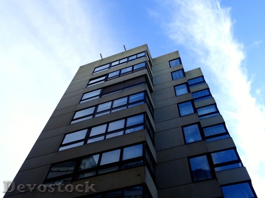 Devostock City Sky Building 58783 4K