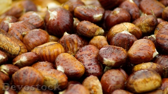 Devostock Food Brown Nuts 3385 4K