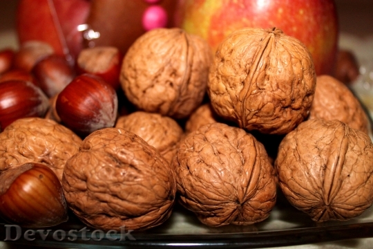 Devostock Food Brown Nuts 4220 4K