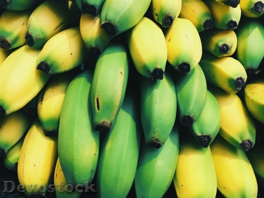 Devostock Food Fruits Bananas 10859 4K